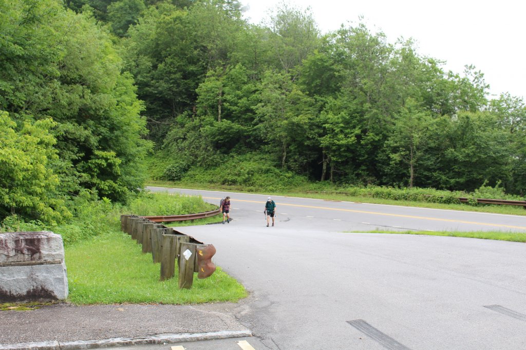 Ankunft am Parkplatz